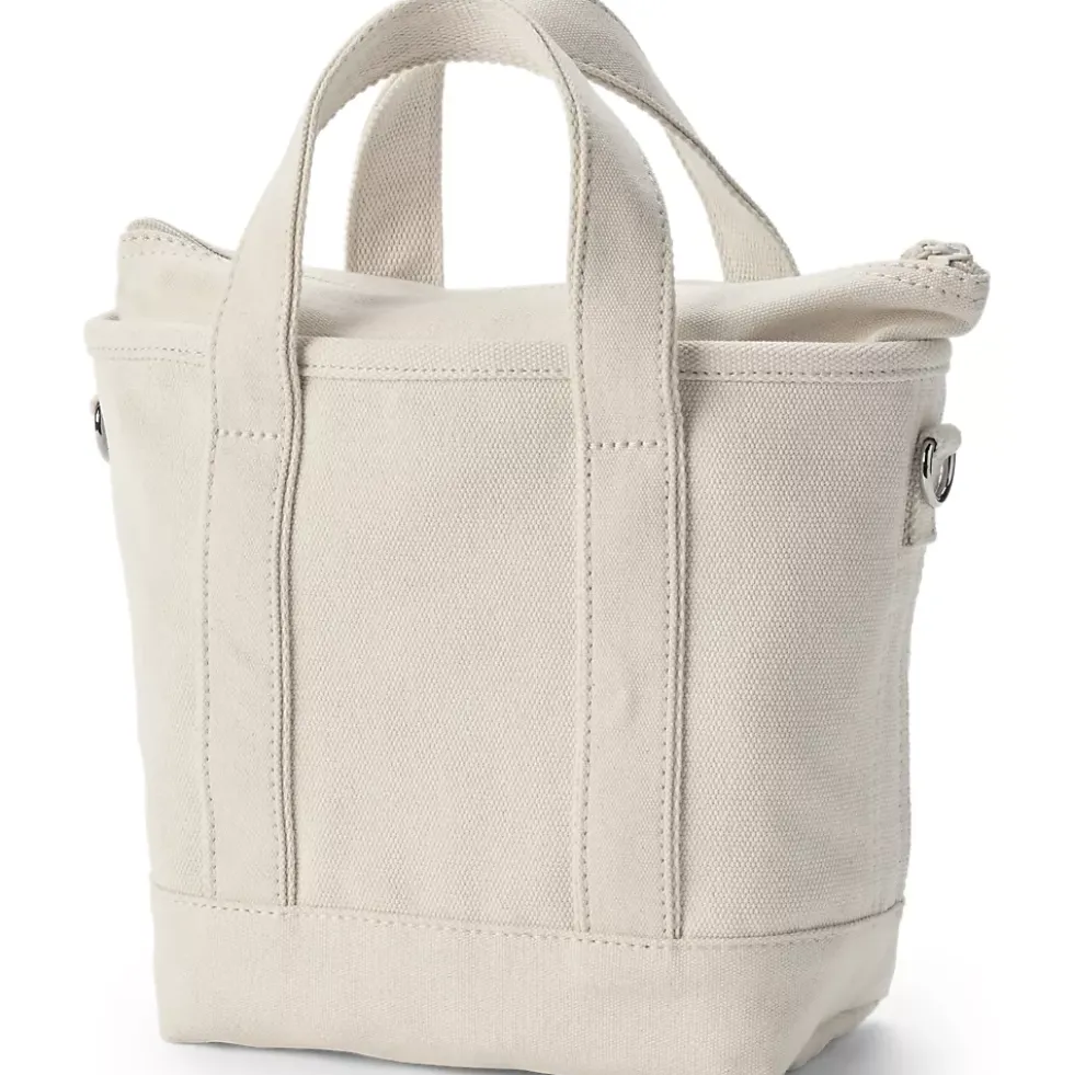 Medium 5 Pocket Open Top Canvas Tote Bag