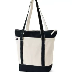 Medium 5 Pocket Open Top Canvas Tote Bag