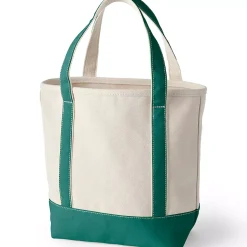 Medium 5 Pocket Open Top Canvas Tote Bag