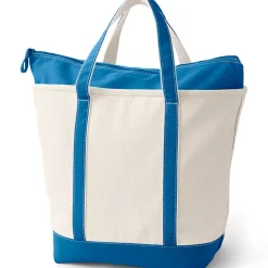 Medium 5 Pocket Open Top Canvas Tote Bag
