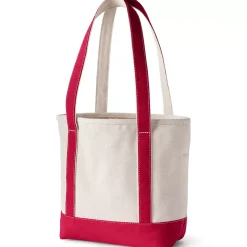 Medium 5 Pocket Open Top Canvas Tote Bag