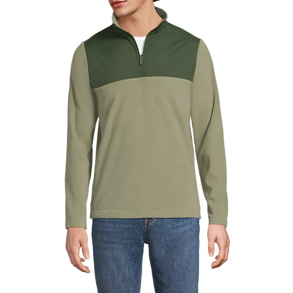 Men's Anyweather RainDefense Fleece Mixed Media Quarter Zip Pullover