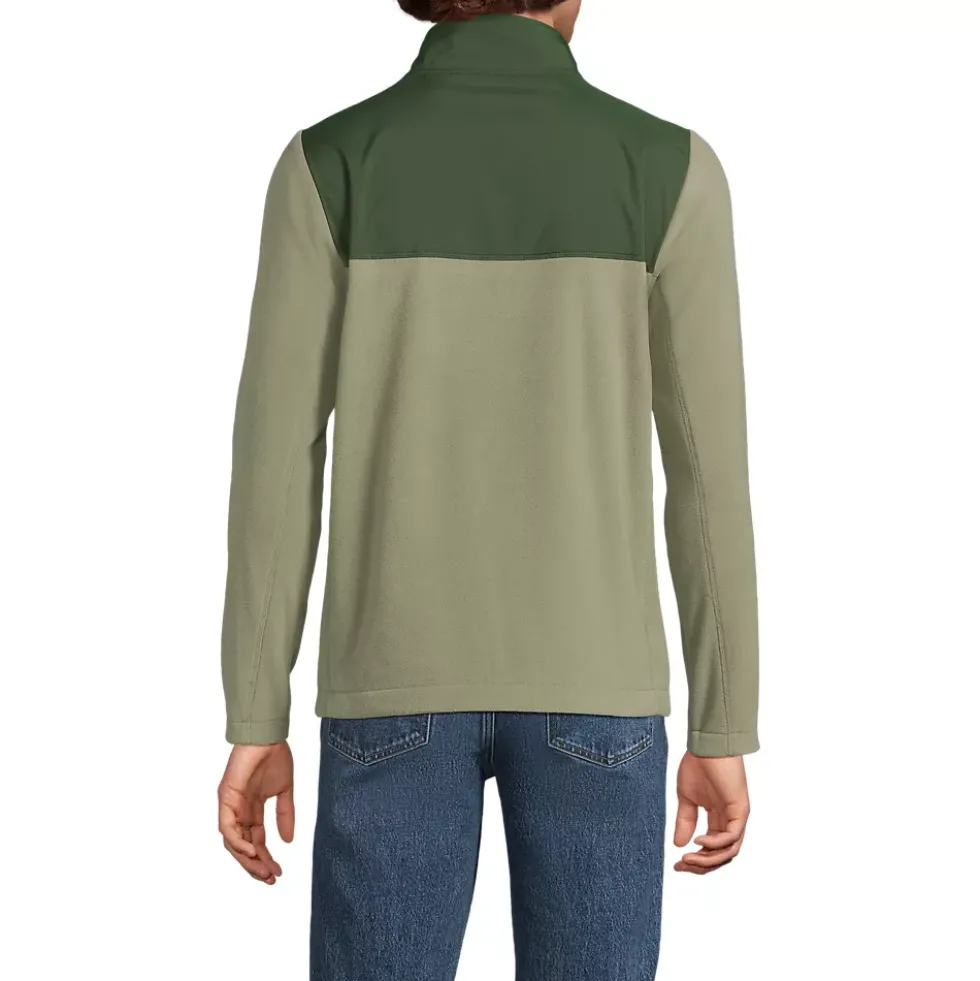 Men's Anyweather RainDefense Fleece Mixed Media Quarter Zip Pullover
