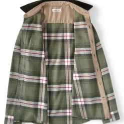 Men's Authentic Flannel Shirt with Corduroy Collar