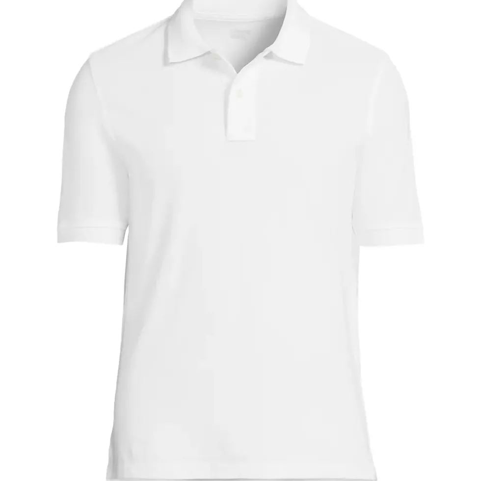 Men's Banded Short Sleeve Mesh Polo