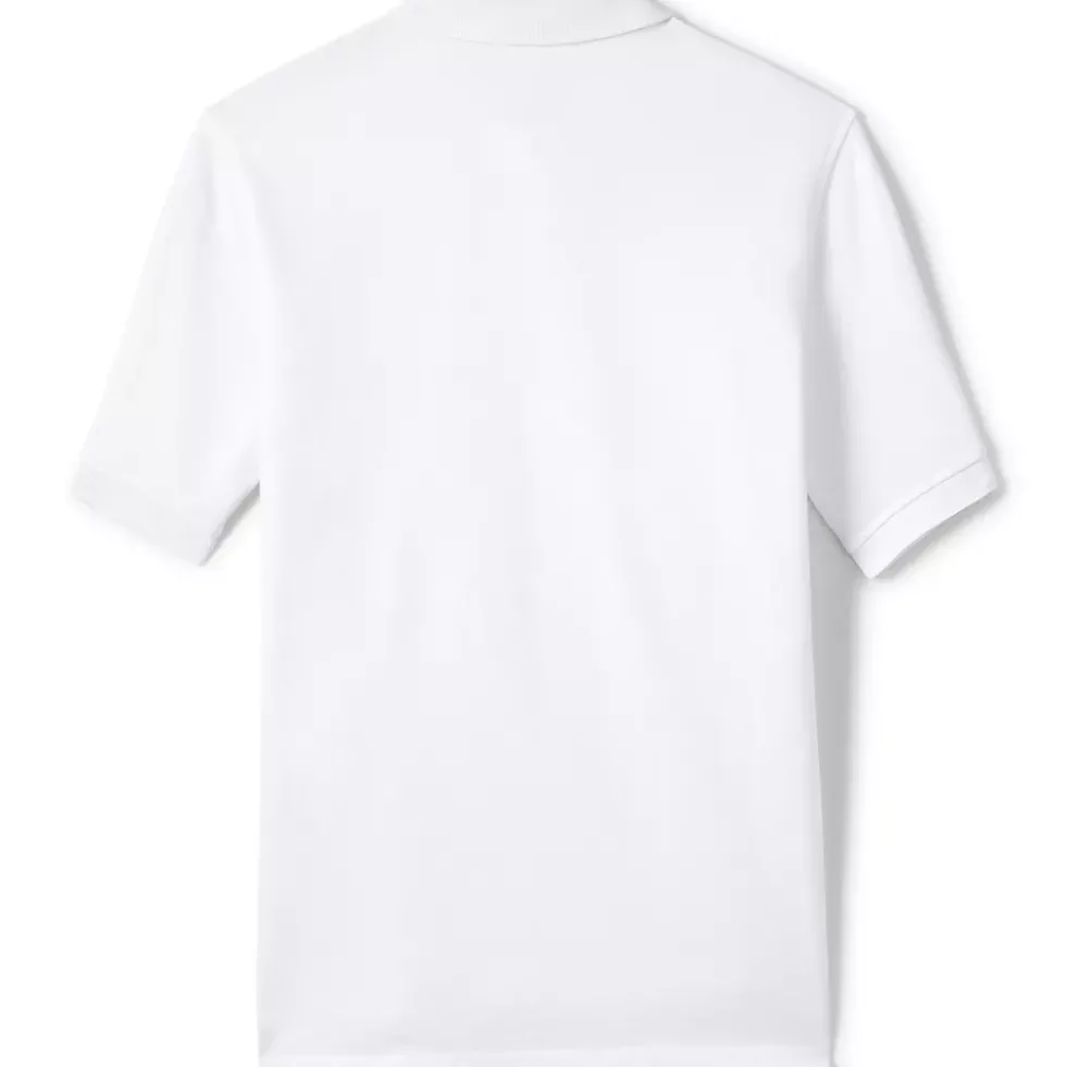 Men's Banded Short Sleeve Mesh Polo