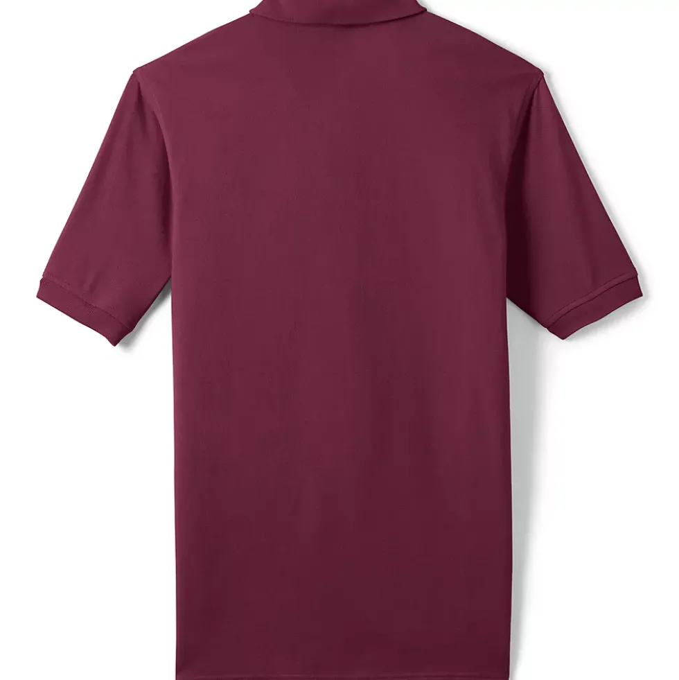 Men's Banded Short Sleeve Mesh Polo