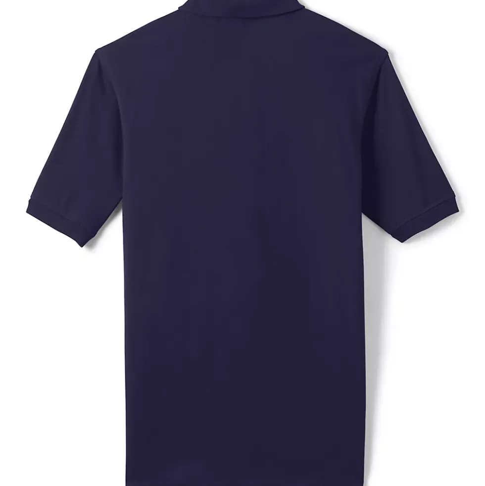 Men's Banded Short Sleeve Mesh Polo