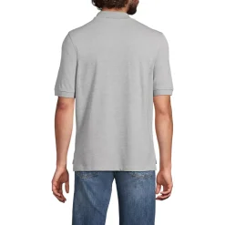 Men's Banded Short Sleeve Mesh Polo