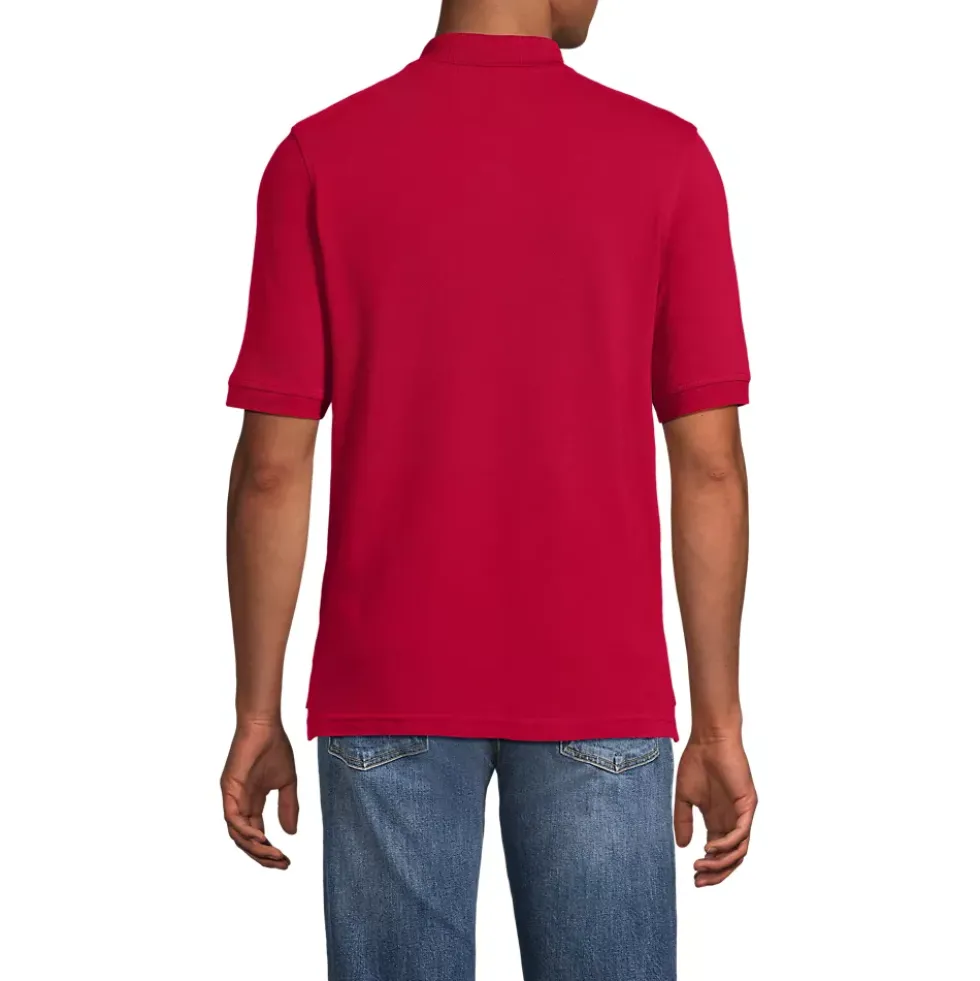 Men's Banded Short Sleeve Mesh Polo