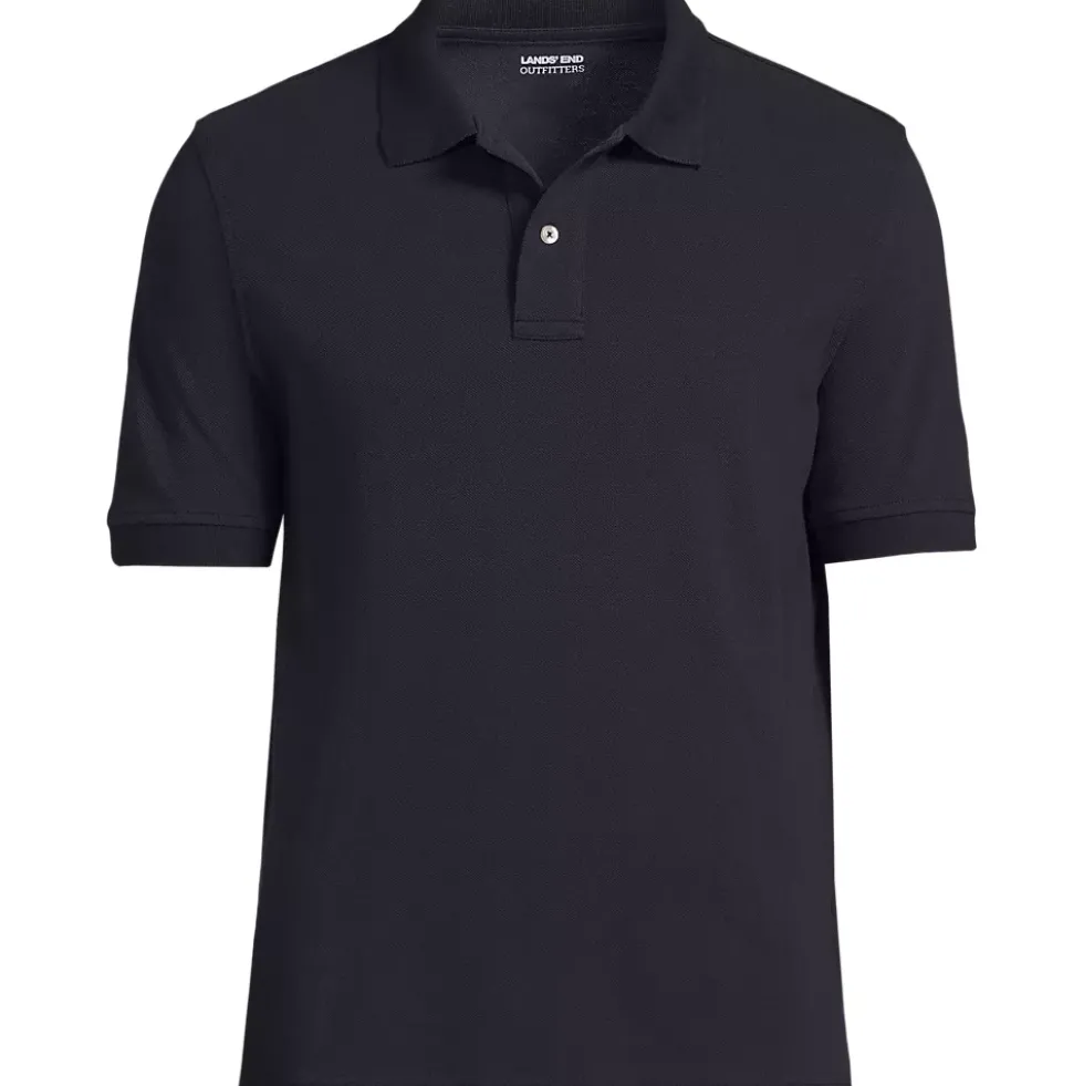 Men's Banded Short Sleeve Mesh Polo