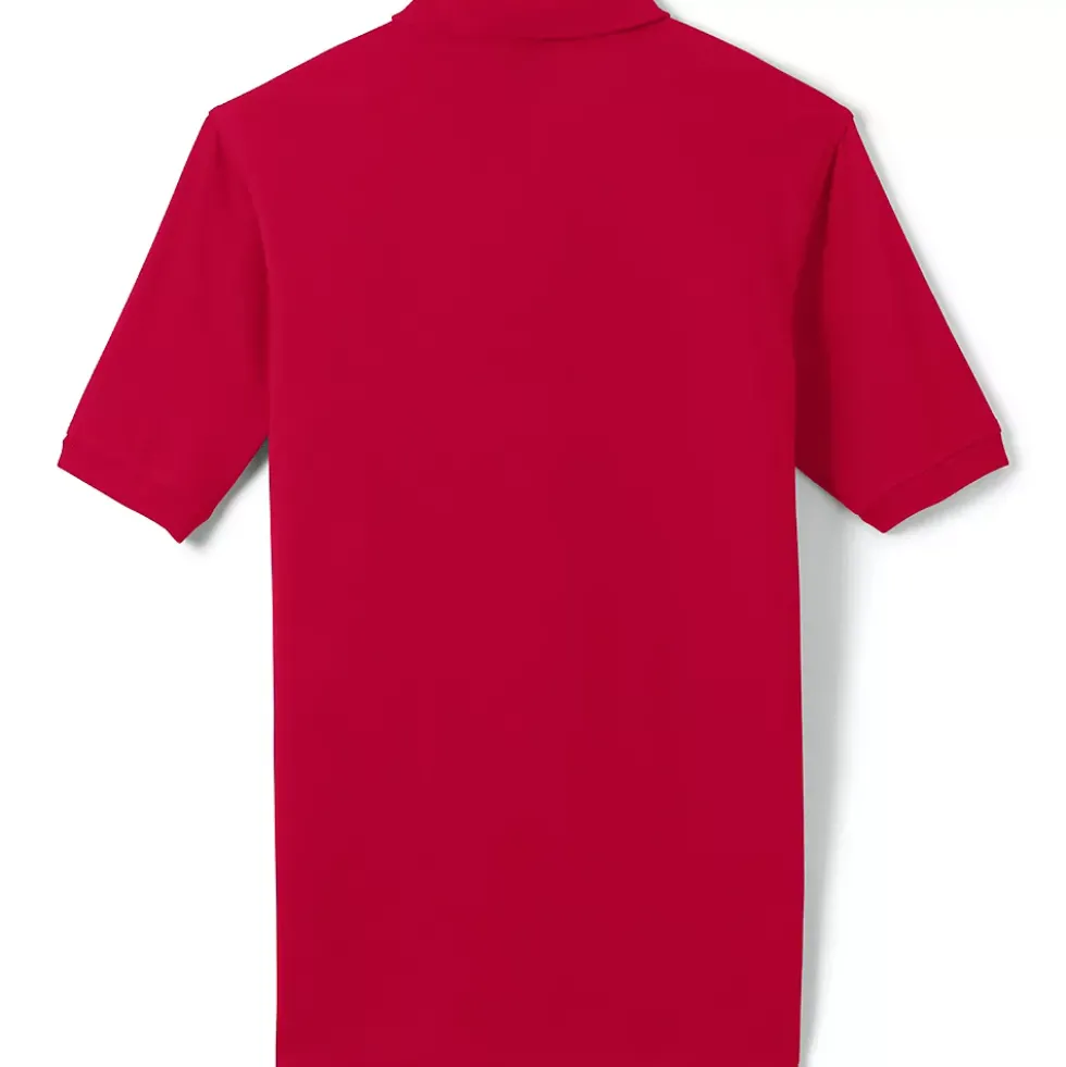 Men's Banded Short Sleeve Mesh Polo