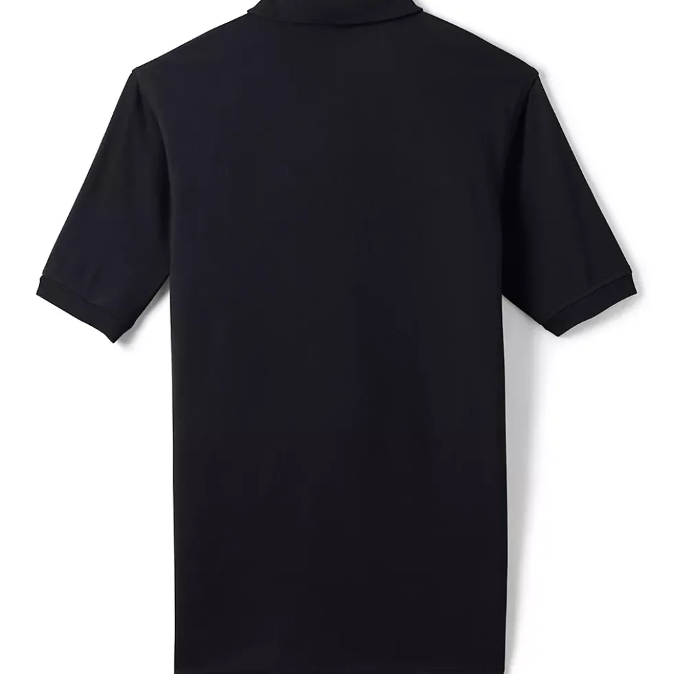 Men's Banded Short Sleeve Mesh Polo