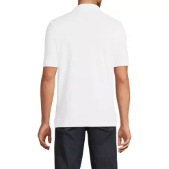 Men's Banded Short Sleeve Mesh Polo