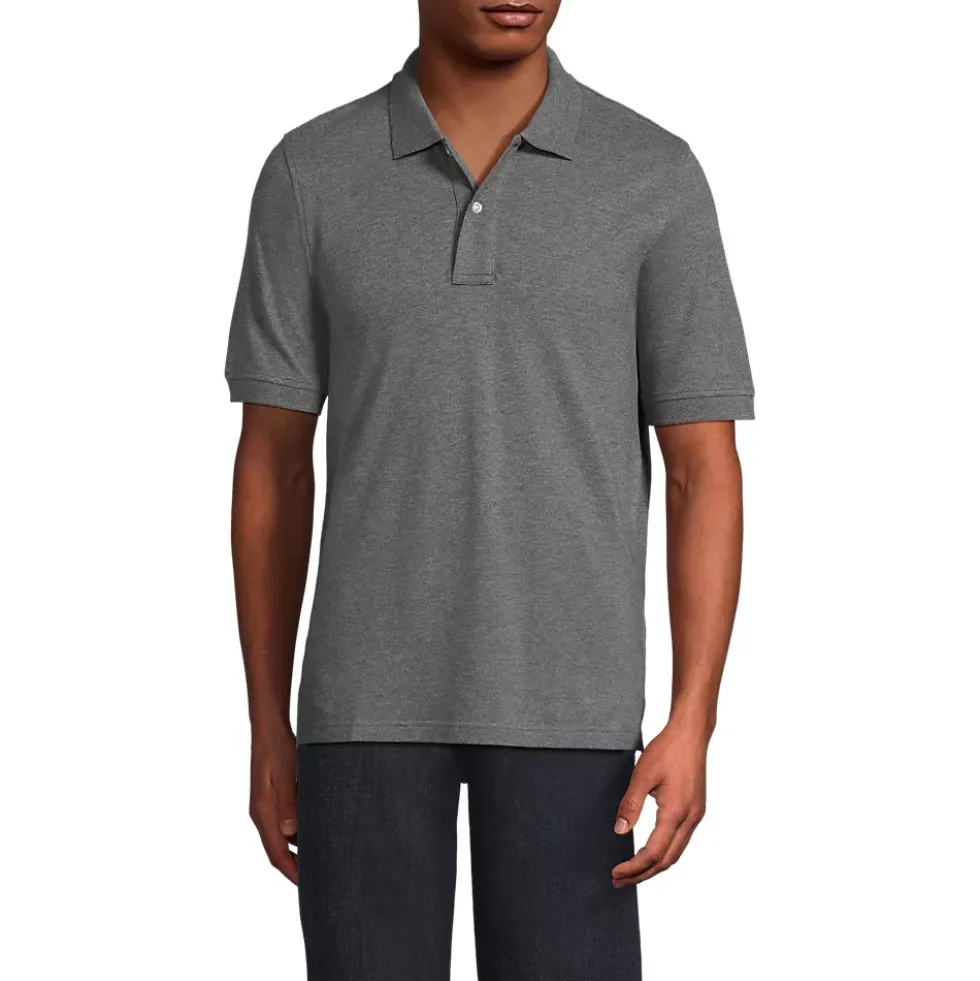 Men's Banded Short Sleeve Mesh Polo