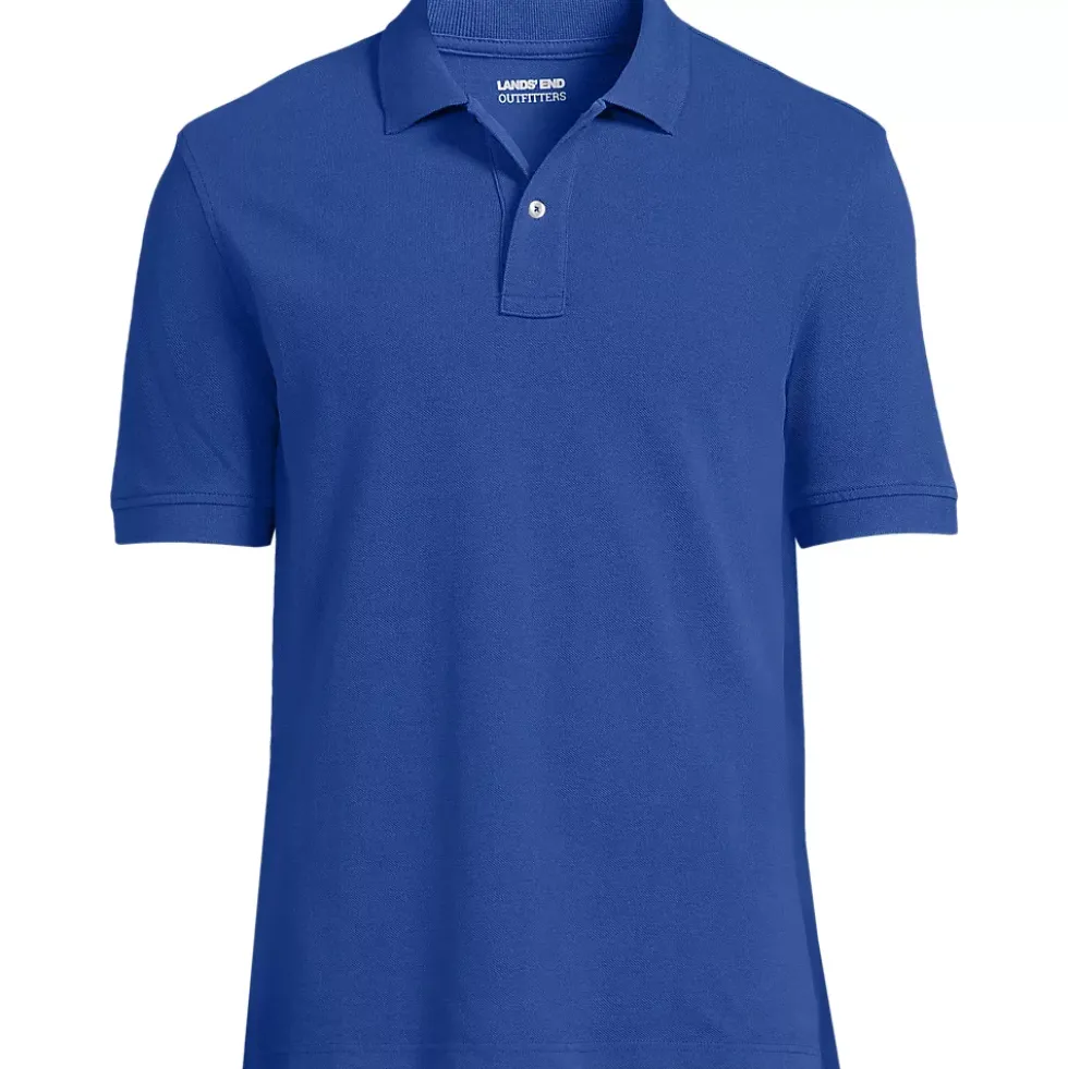 Men's Banded Short Sleeve Mesh Polo