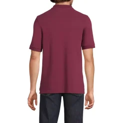 Men's Banded Short Sleeve Mesh Polo