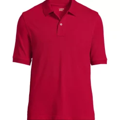 Men's Banded Short Sleeve Mesh Polo