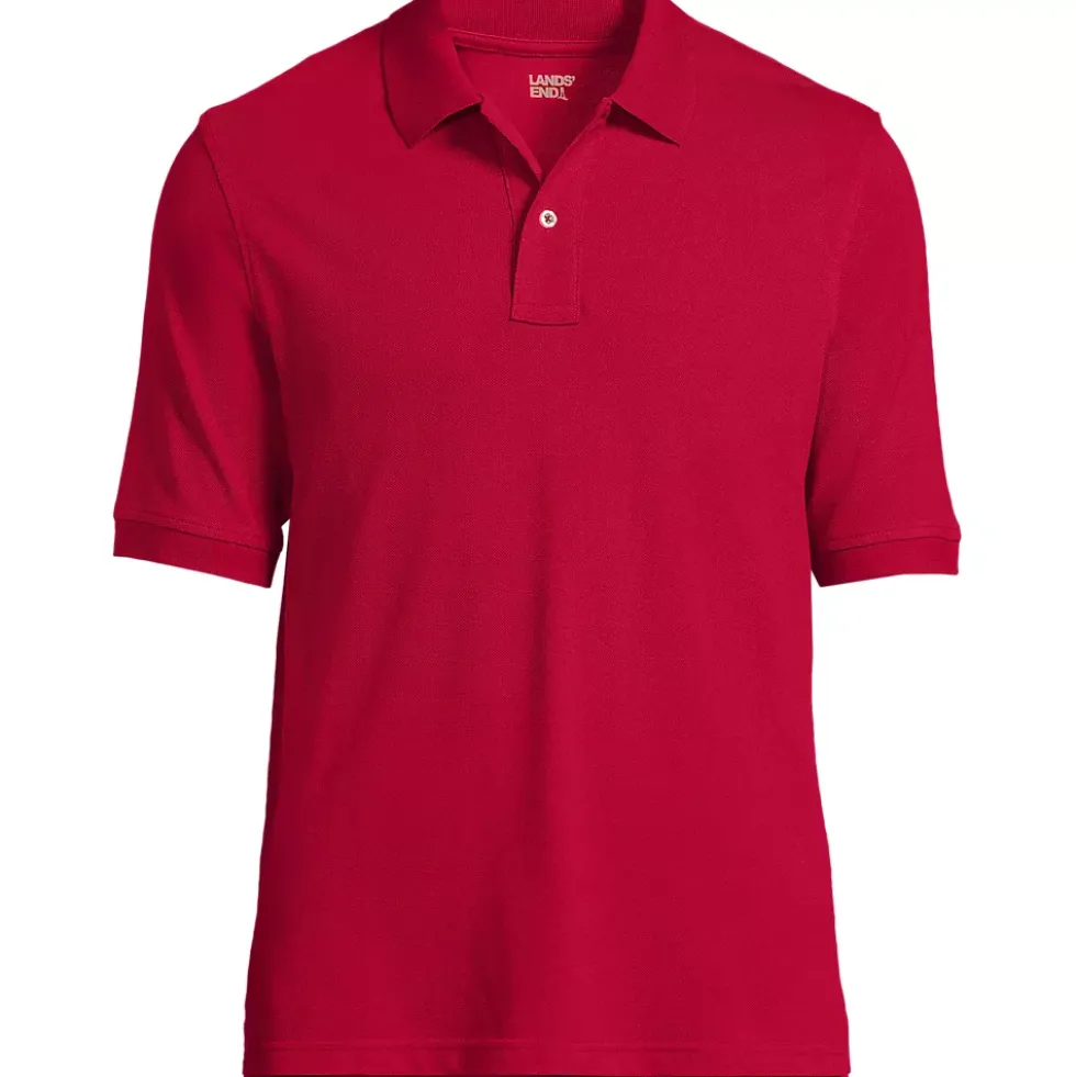 Men's Banded Short Sleeve Mesh Polo