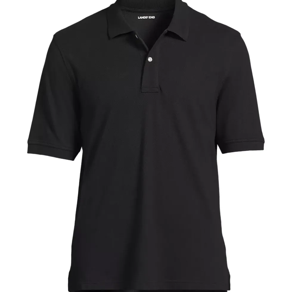 Men's Banded Short Sleeve Mesh Polo