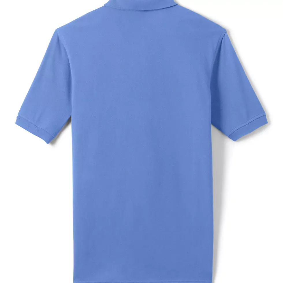 Men's Banded Short Sleeve Mesh Polo