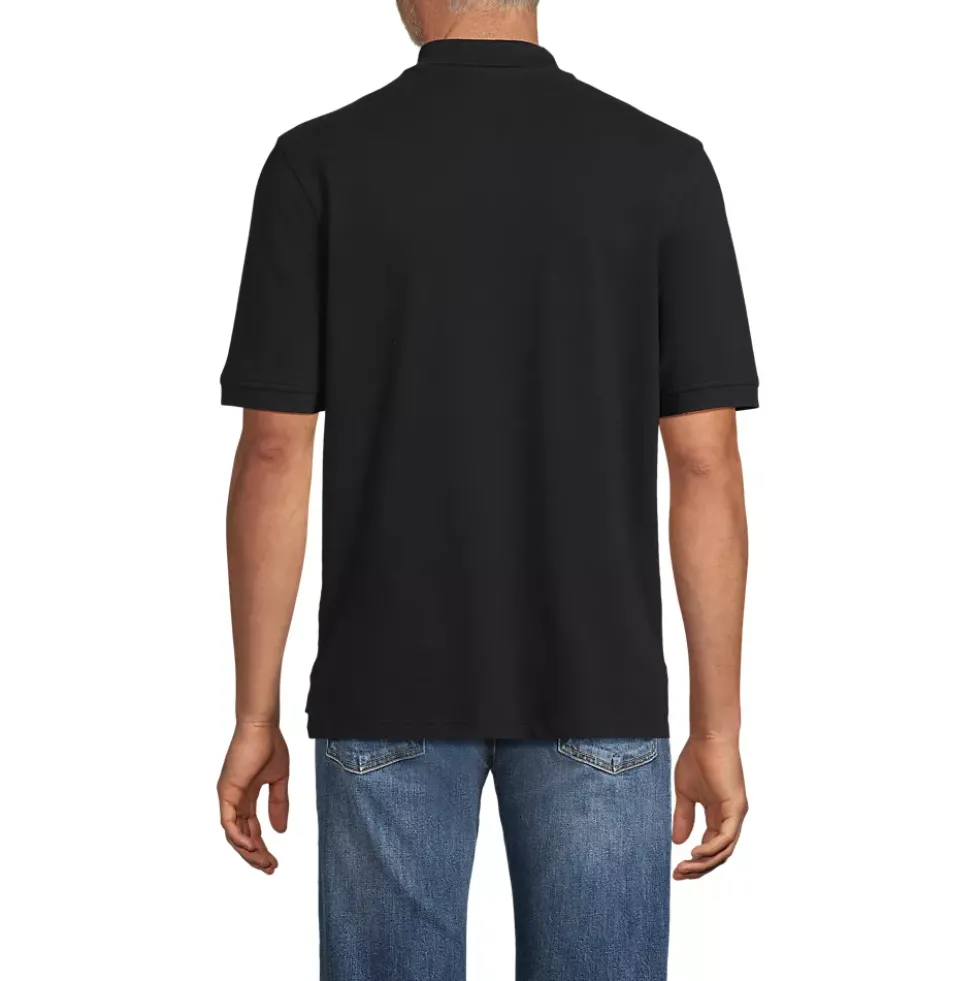 Men's Banded Short Sleeve Mesh Polo