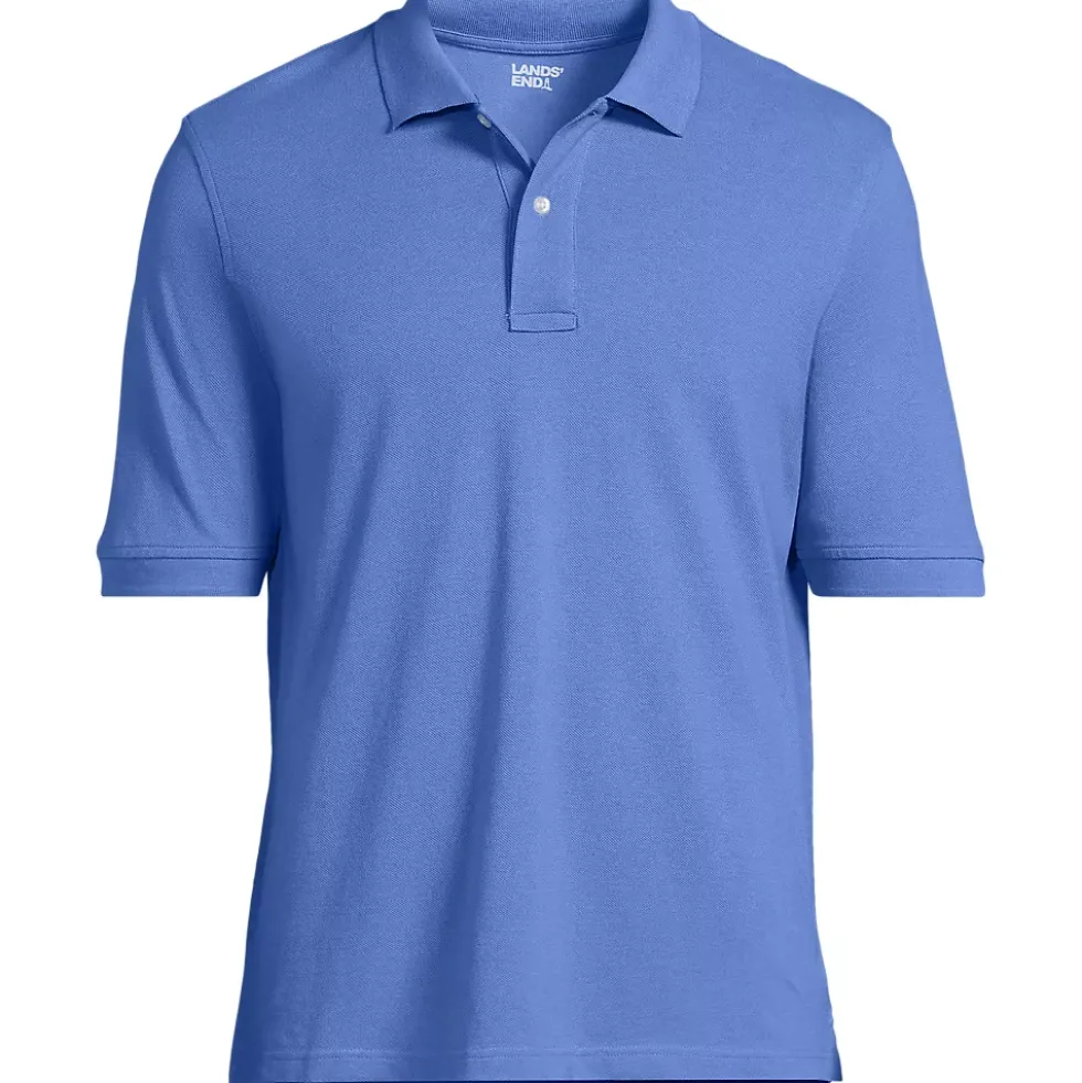 Men's Banded Short Sleeve Mesh Polo