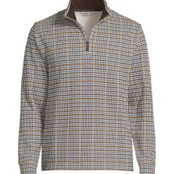 Men's Bedford Rib Casual Quarter Zip Pullover Sweater