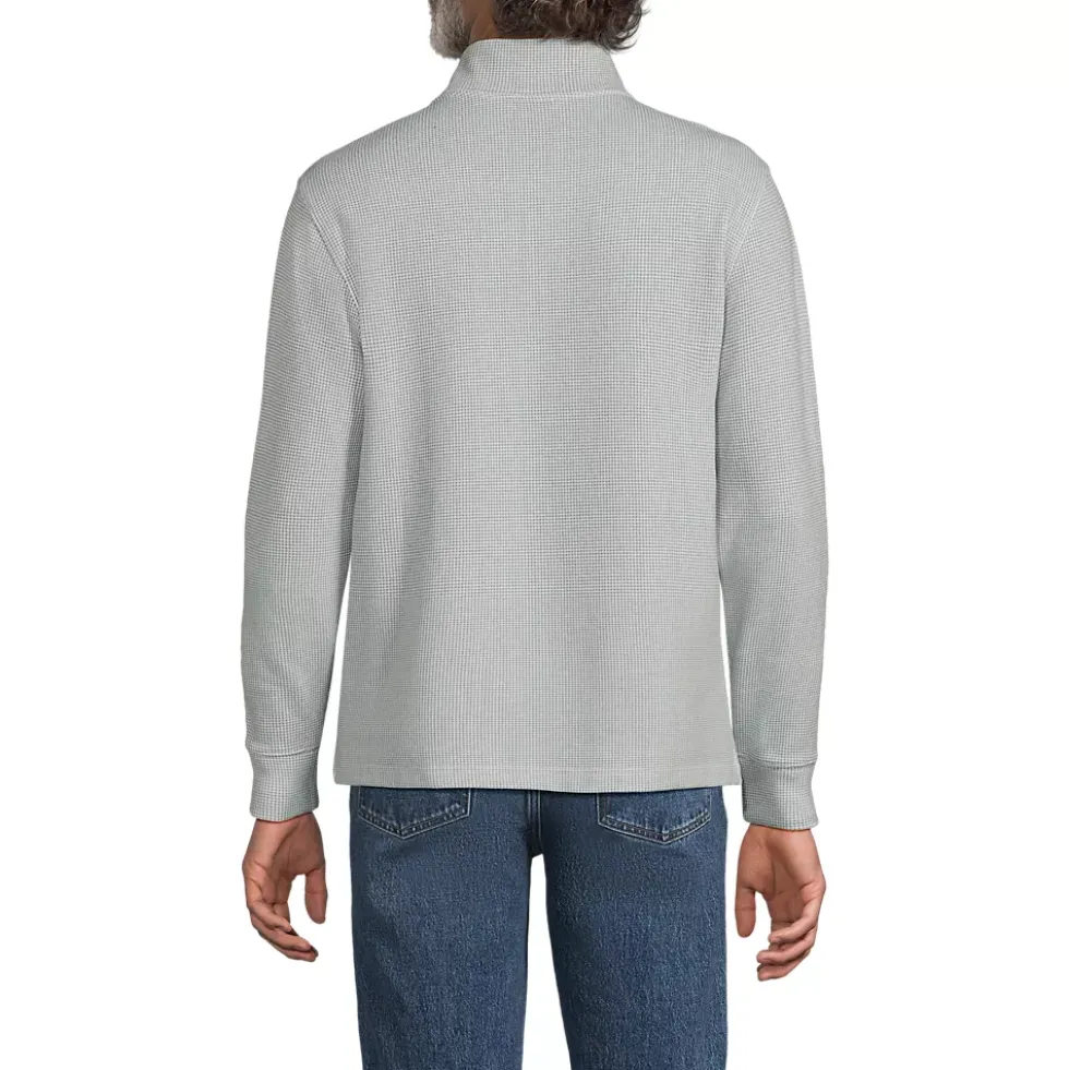 Men's Bedford Rib Casual Quarter Zip Pullover Sweater