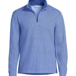 Men's Bedford Rib Casual Quarter Zip Pullover Sweater