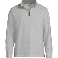 Men's Bedford Rib Casual Quarter Zip Pullover Sweater