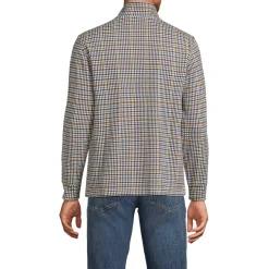 Men's Bedford Rib Casual Quarter Zip Pullover Sweater