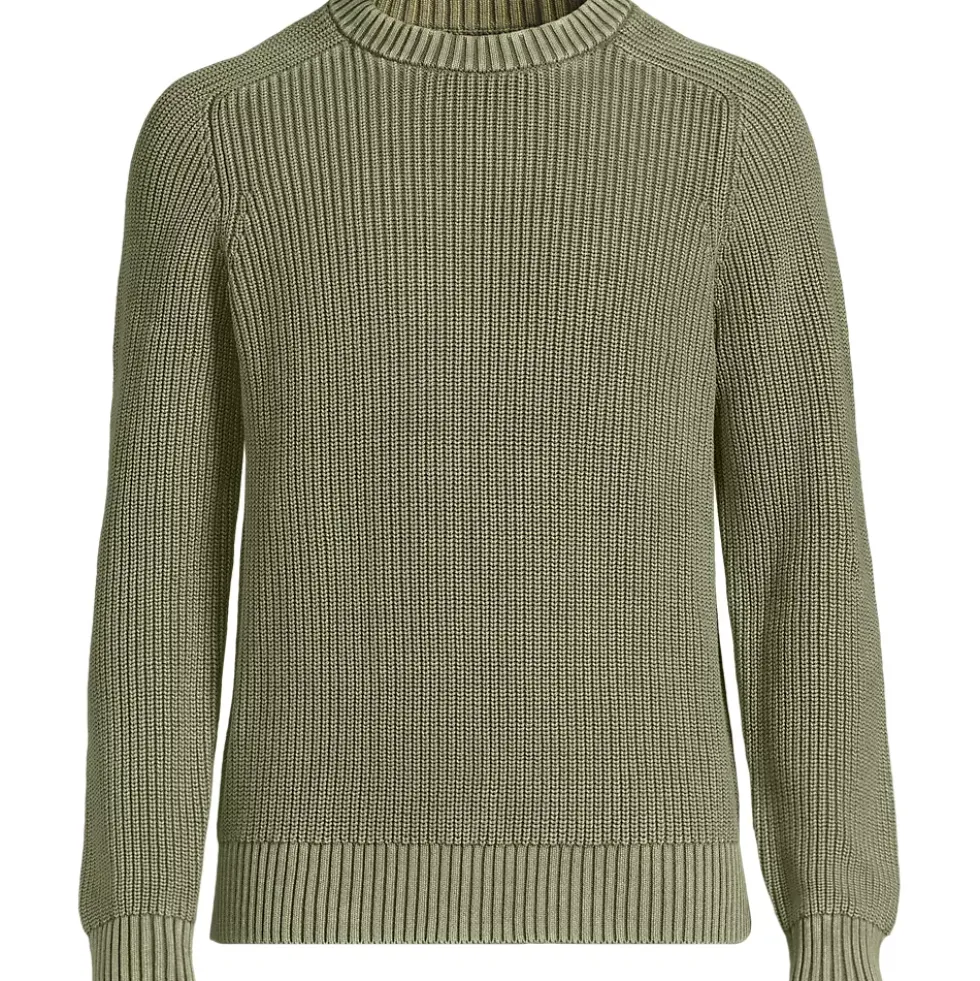 Men's Big and Tall Long Sleeve Sunwashed Drifter Sweater