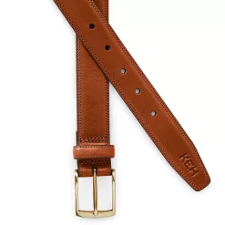 Men's Big Classic Leather Chino Belt