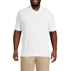 Men's Big Short Sleeve Comfort-First Mesh Pique Polo Shirt