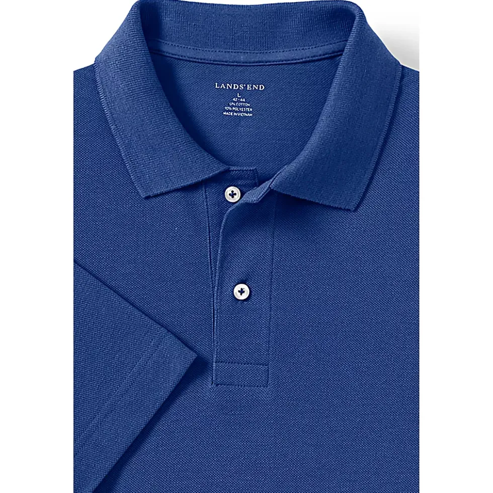 Men's Big Short Sleeve Mesh Polo Shirt