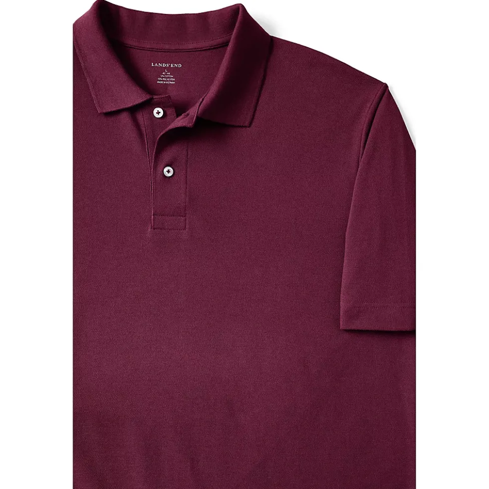 Men's Big Short Sleeve Mesh Polo Shirt