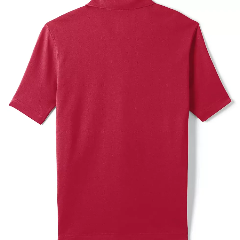 Men's Big Short Sleeve Mesh Polo Shirt