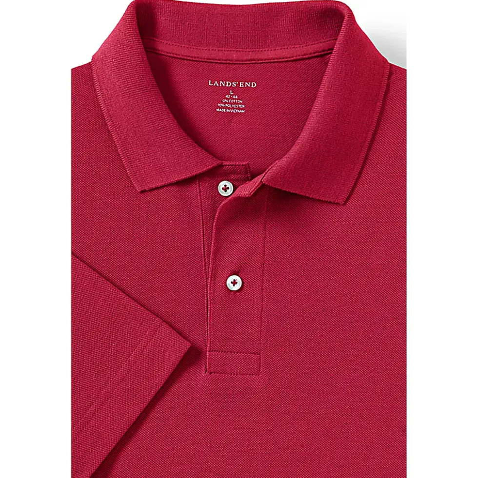 Men's Big Short Sleeve Mesh Polo Shirt