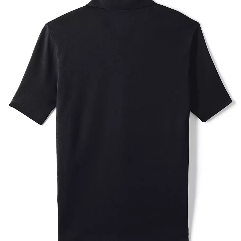 Men's Big Short Sleeve Mesh Polo Shirt
