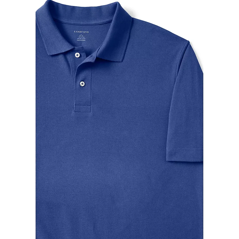 Men's Big Short Sleeve Mesh Polo Shirt