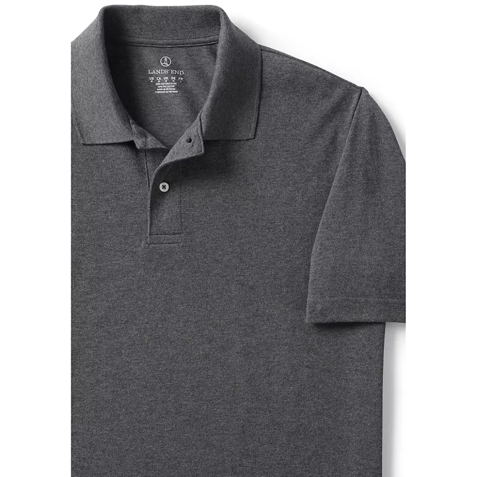 Men's Big Short Sleeve Mesh Polo Shirt