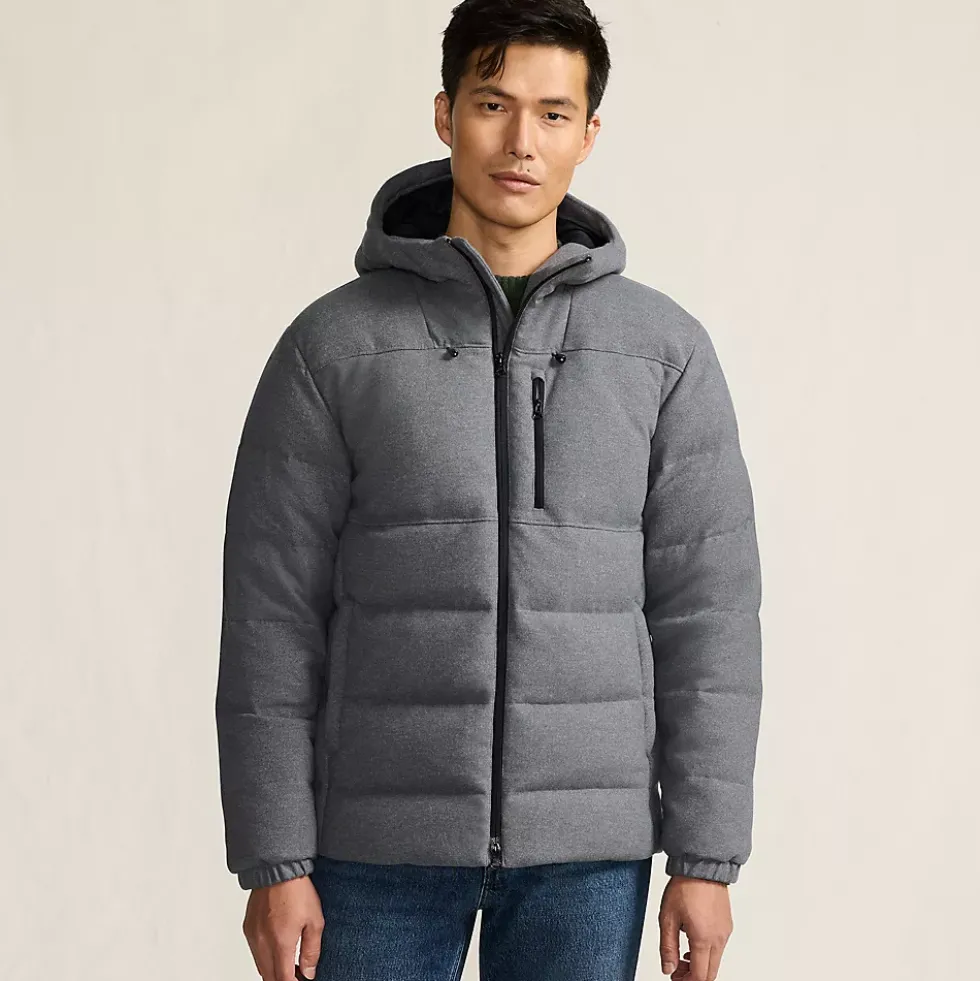 Men's Brushed Heritage Max 600 Down Puffer Hooded Jacket