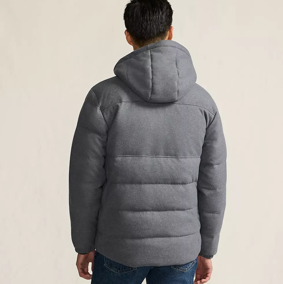 Men's Brushed Heritage Max 600 Down Puffer Hooded Jacket