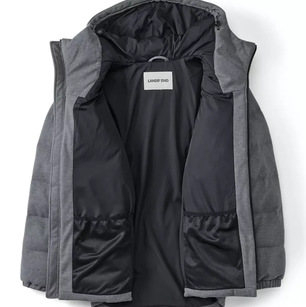 Men's Brushed Heritage Max 600 Down Puffer Hooded Jacket