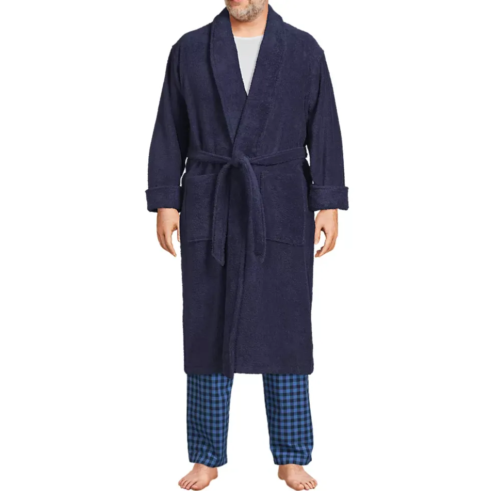 Men's Calf Length Turkish Terry Robe