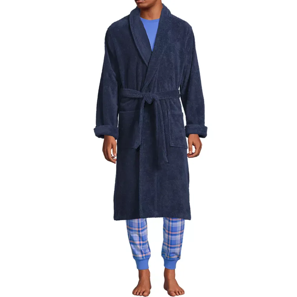 Men's Calf Length Turkish Terry Robe