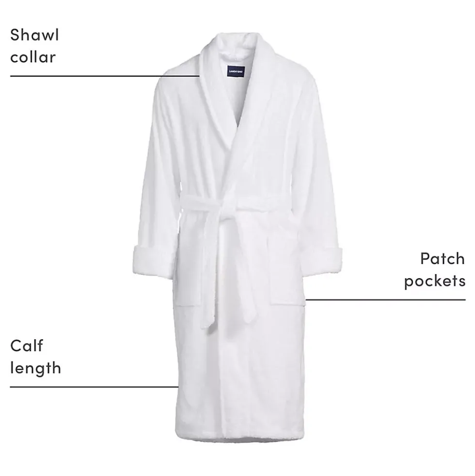 Men's Calf Length Turkish Terry Robe