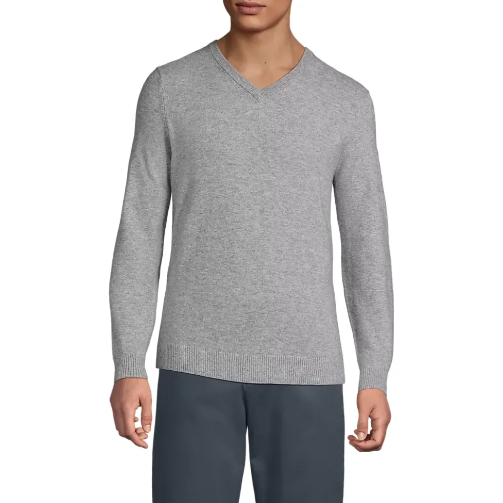 Men's CashTouch V Neck Sweater