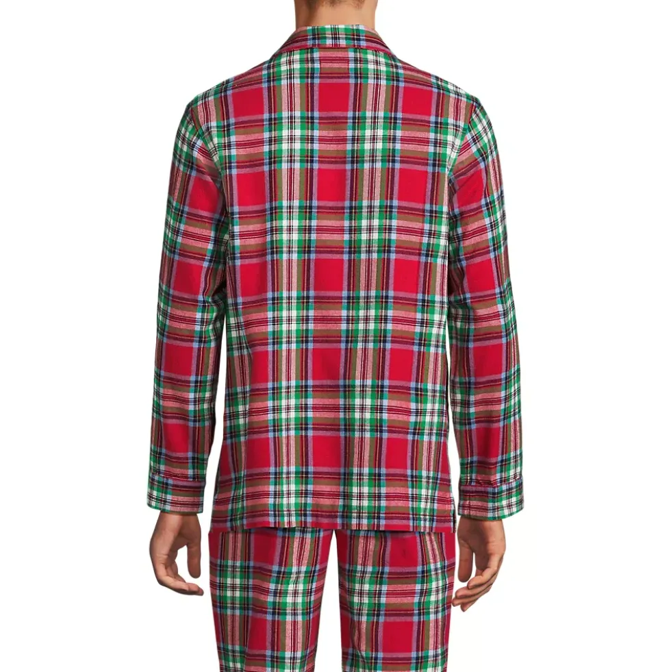 Men's Classic Fit Flannel Pajama Shirt